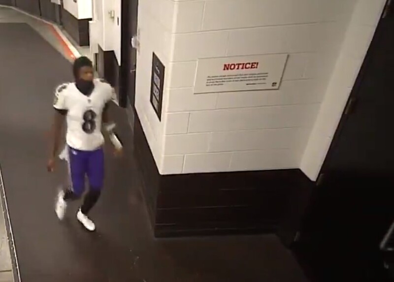 NFL star Lamar Jackson denies pooping as he leaves field in Ravens game